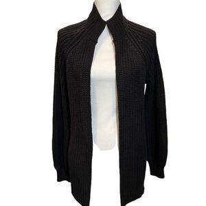 Haven Women's Knit Long Cardigan Black Size Small